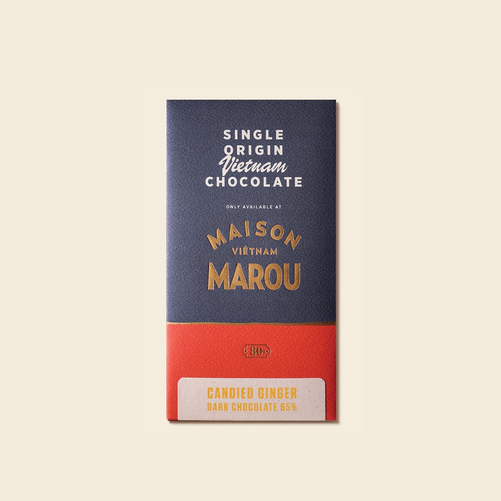Maison Marou Schokolade:  Schokolade mit Ingwer Maison Marou 80G 