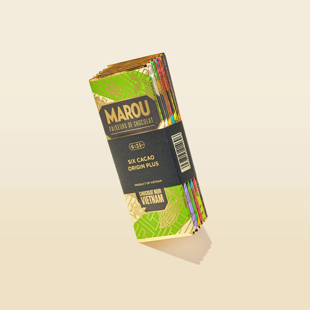 Socola Maison Marou:  Set 6 Thanh Socola 迷你 Hương Vị Việt 24G Marou 
