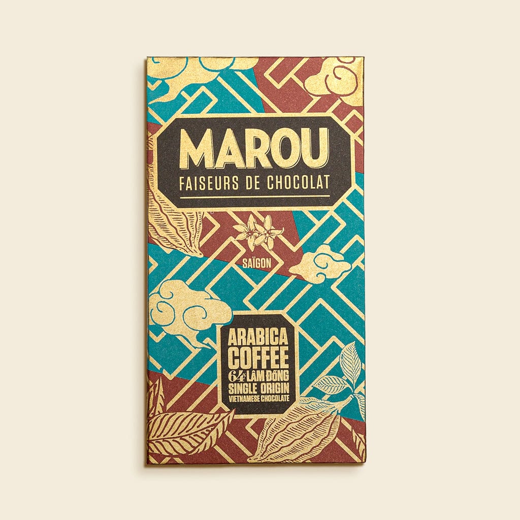 Maison Marou Schokolade:  Lâm Đồng 64% Schokolade mit Arabica-Kaffee 80G Marou 