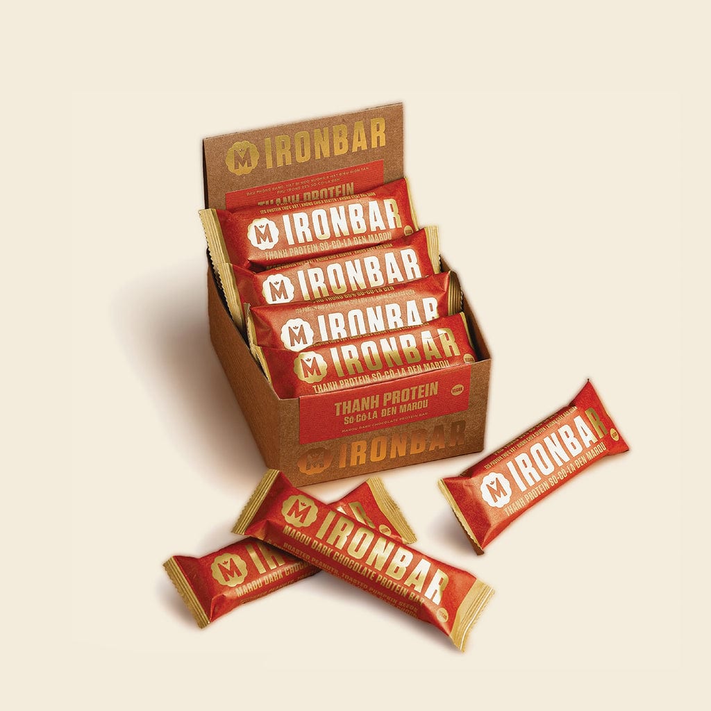 Socola Maison Marou:  Protein Bar Thuần Chay Hộp 10X55G Marou 