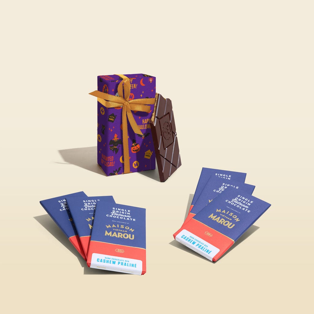 Socola Maison Marou:  Bộ 6 Thanh Socola Maison Marou Exclusive - Phiên Bản Halloween 