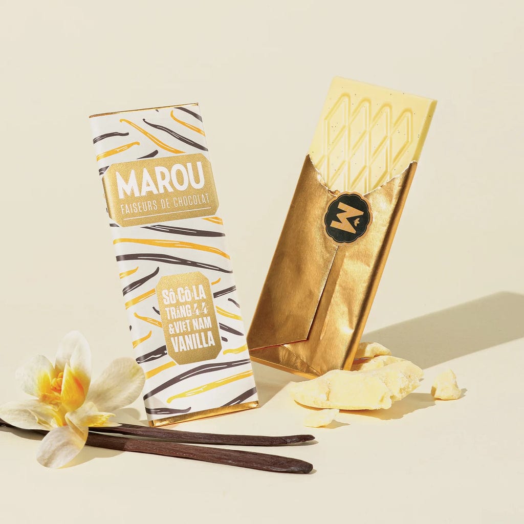 Socola Maison Marou: Socola Trắng Vanilla 44% 24G Marou (ảnh 1) | Flosa