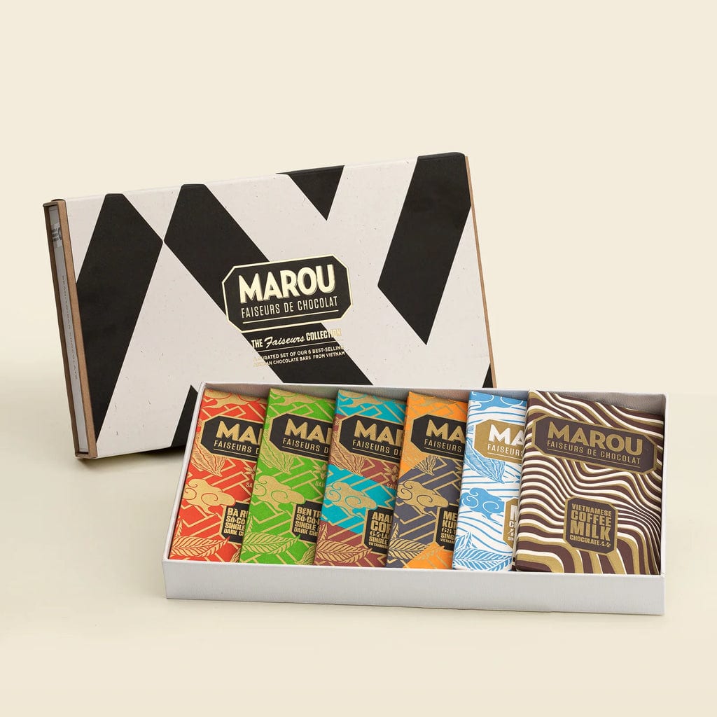 Maison Marou 巧克力:  6塊巧克力禮品盒The Faiseurs Collection Marou 