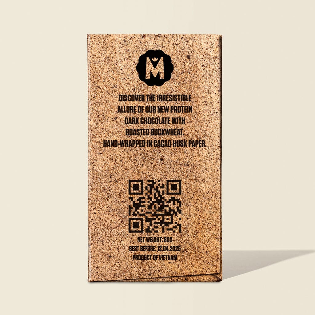 Maison Marou Schokolade:  55% Zartbitterschokolade mit Buchweizen 80G Marou 