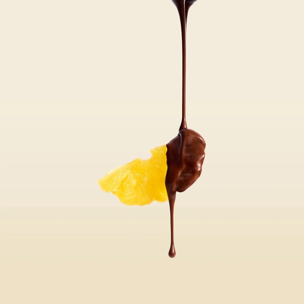 Maison Marou Schokolade:  Getrocknete Ananas in 65% Zartbitterschokolade Marou 