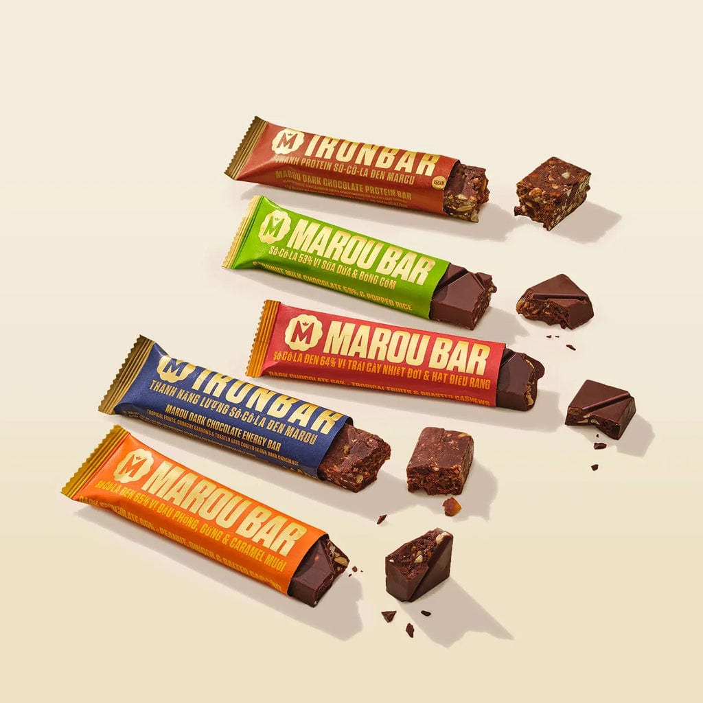 Maison Marou 巧克力:  3塊Marou Bar與2塊Iron Bar組合 