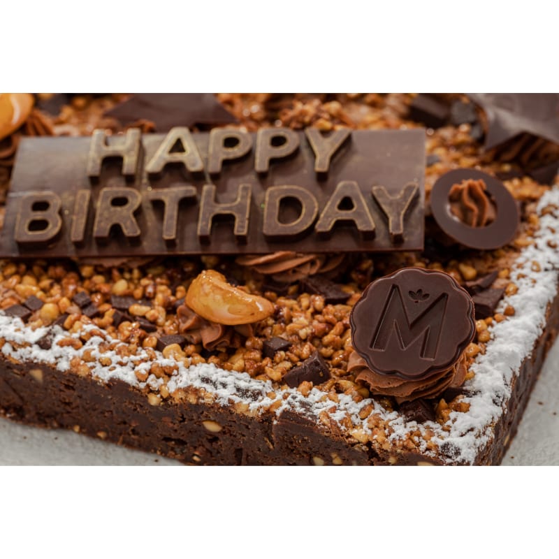 生日蛋糕:  Brownie Socola Bánh Lớn Marou 