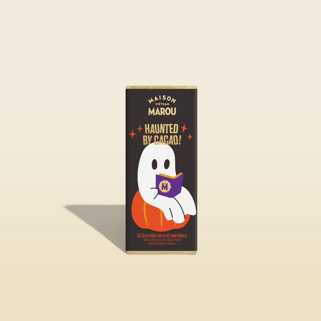 Maison Marou 巧克力:  白巧克力香草44%迷你Marou - 萬聖節版 