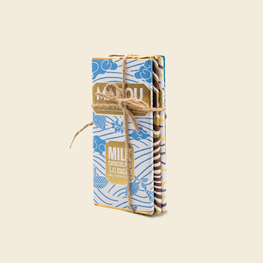 Maison Marou 巧克力:  3塊迷你牛奶巧克力組合Marou 