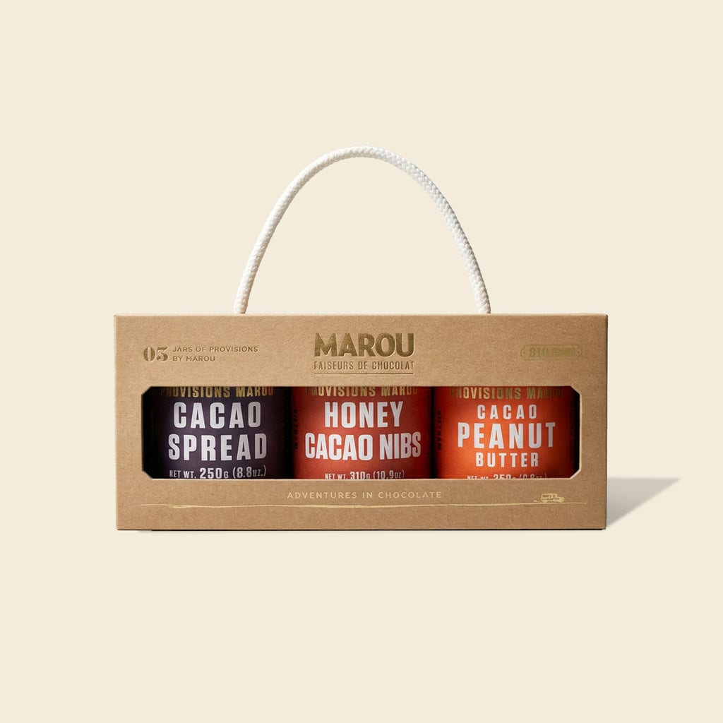 Maison Marou Schokolade:  Set 3 Schokoladenmarmelade Provision Marou 