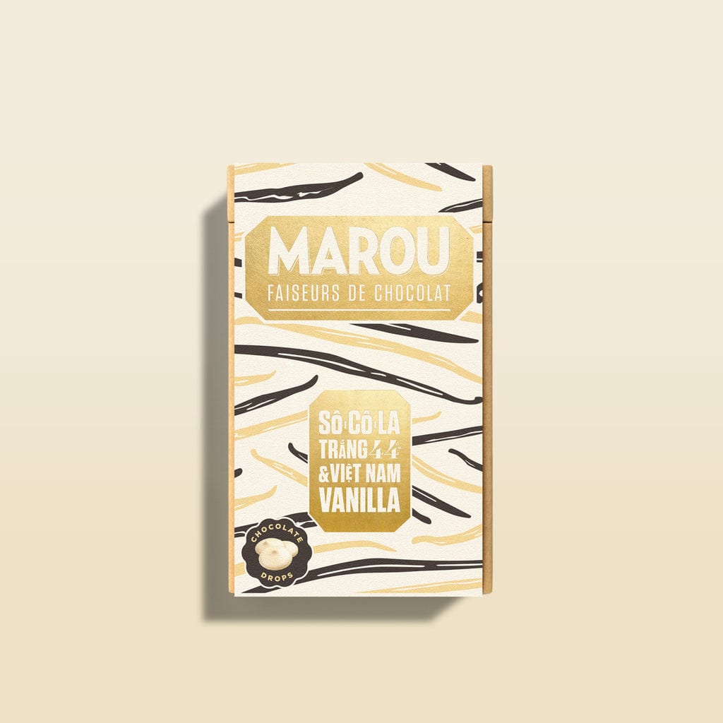 Maison Marou 초콜릿:  44% 베트남 바닐라 화이트 초콜릿 볼 마루 