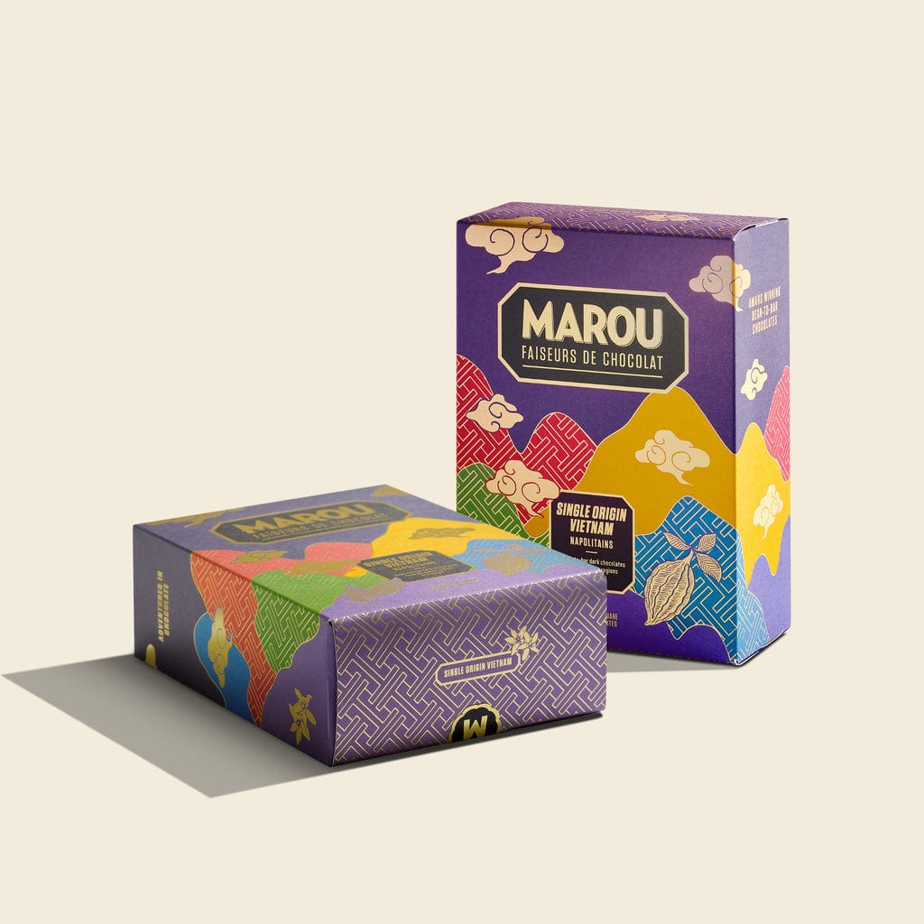Maison Marou 巧克力:  36片Napolitain單一來源巧克力禮盒Marou 