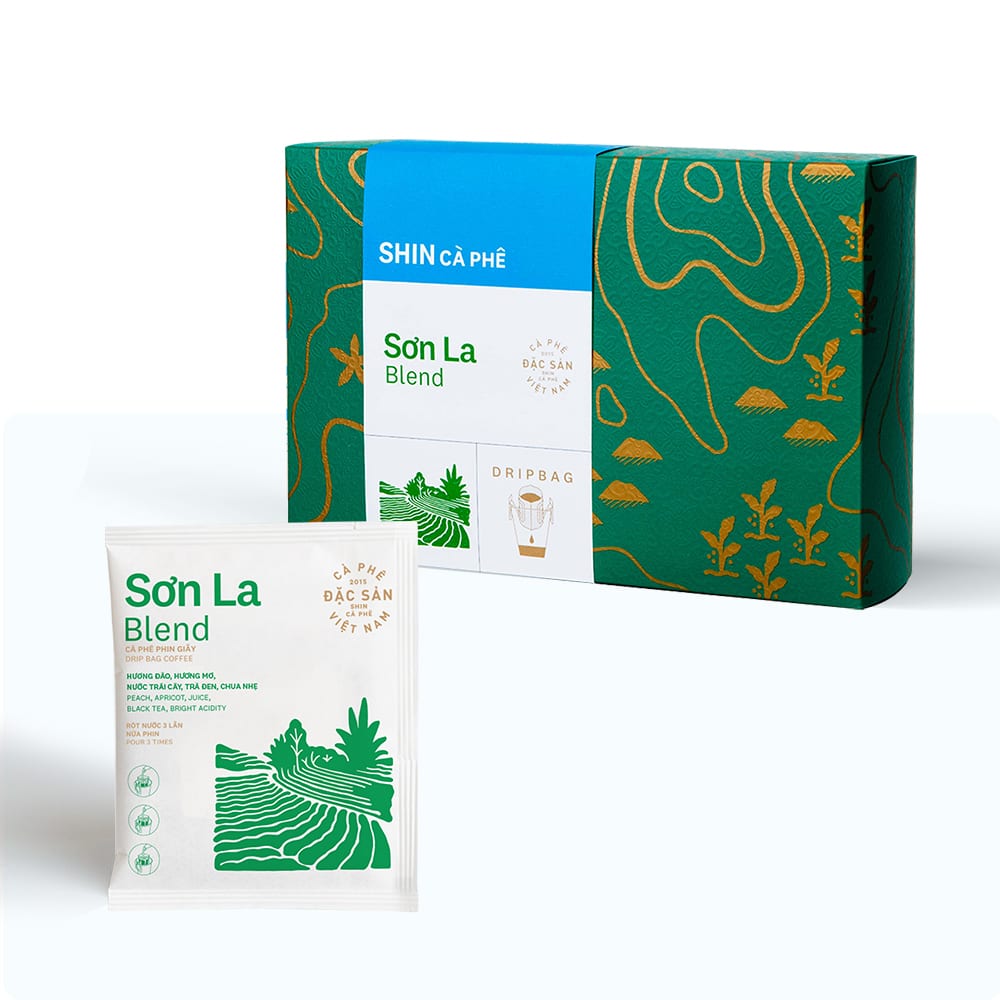  深咖啡山拉紙濾杯混合 - 10包盒裝 