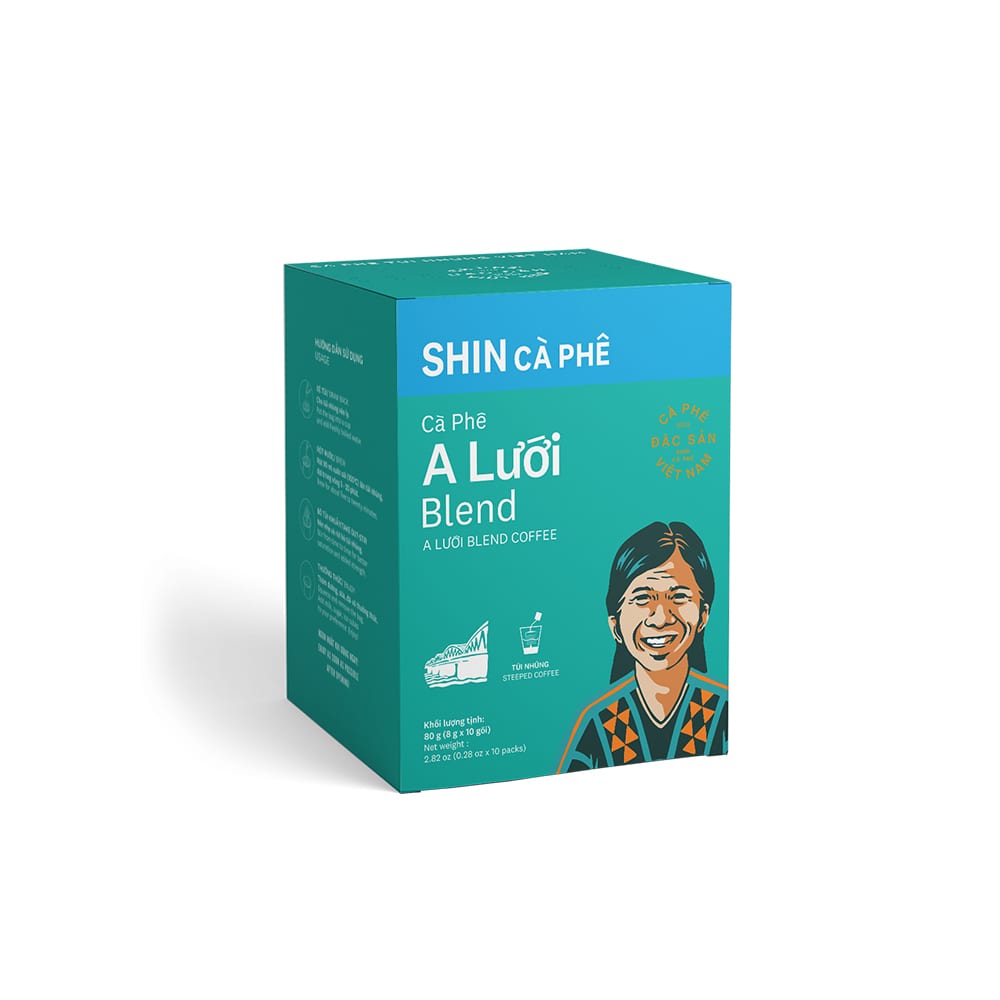 Shin 咖啡:  深咖啡網袋混合 - 10包盒裝 