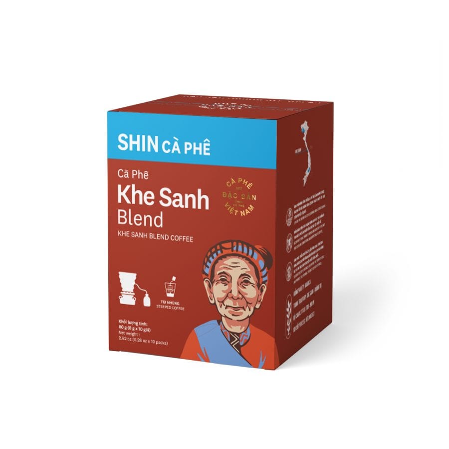 Shin 咖啡:  深咖啡克山混合網袋 - 10包盒裝 