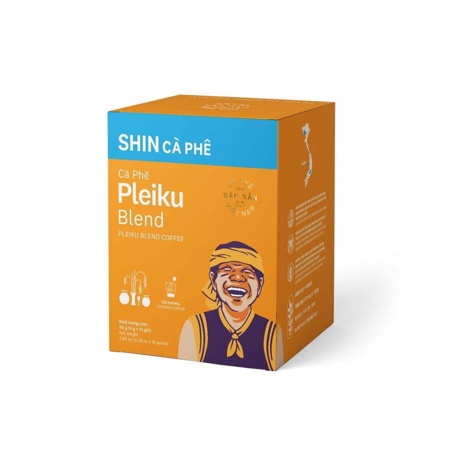 Shin 咖啡:  深咖啡平貴混合網袋 - 10包盒裝 