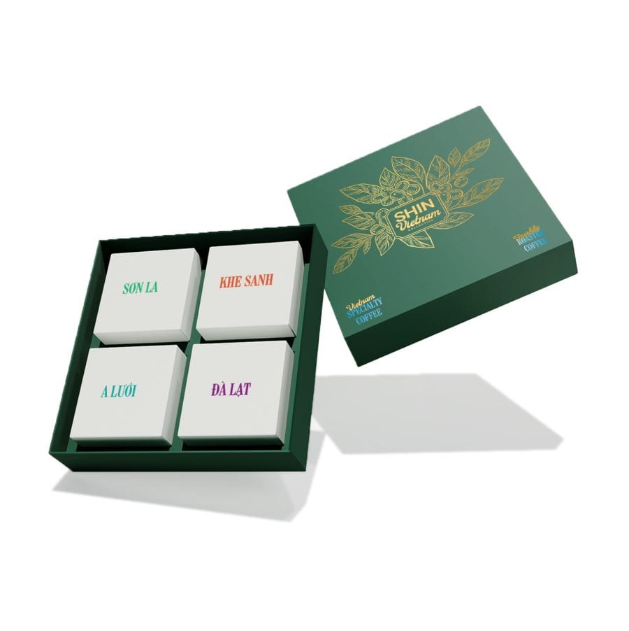  禮品套裝 - 高階盒 - 深咖啡濾杯罐 