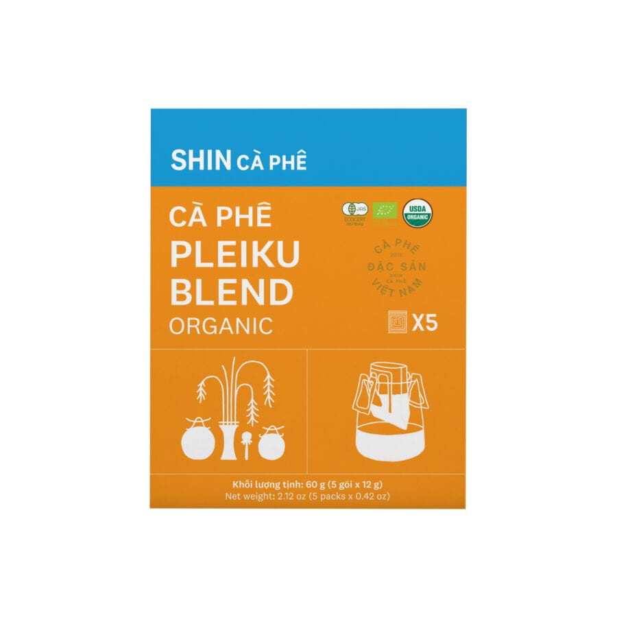  普樂庫有機紙濾咖啡 - 5包裝 (Shin咖啡) 