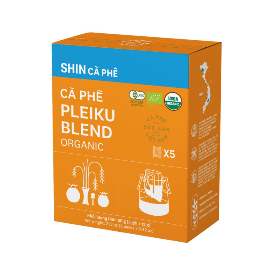  普樂庫有機紙濾咖啡 - 5包裝 (Shin咖啡) 