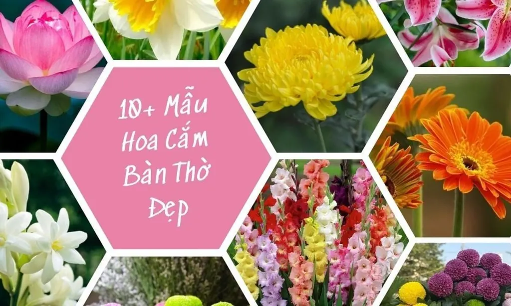 10+ Mẫu Hoa Cắm Bàn Thờ Đẹp & Kiêng Kỵ Khi Cắm Hoa 2026