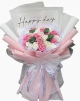  Bó Hoa Hồng Sáp Thơm Mix Màu - HST58 