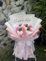  Bó Hoa Hồng Sáp Thơm Mix Màu - HST58 