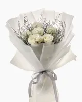  Bó Hoa Hồng Trắng Tinh Yêu Tinh Khiết - HBD21 