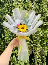  Lung Linh - HST16 - Bó Hướng Dương Sáp Thơm 01 Hoa Đẹp 