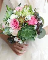  Bó Hoa Cưới Cầm Tay Cô Dâu Hoa Hồng - HC05 