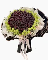 Bó Hoa Cherry Mix Nho Xanh - TC43 