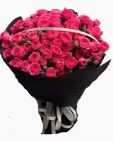  Bó Hoa Cẩm Chướng Hồng - HBT111 