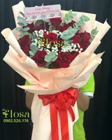  Bó Hồng Đỏ Ecudor- HBD324 
