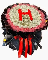  Bó Hoa Tiền 2 Đô Mix Hoa Hồng Sáp - BT10 