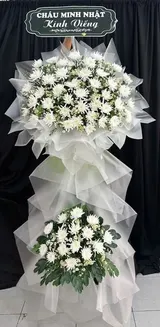  Vòng Hoa Bạch Cúc Vĩnh Tâm - HTL203 