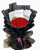  Bó Hoa Hồng Sáp Màu Đỏ - HST42 - Hoa valentine 14/2 