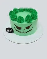  Givral ハロウィンケーキ 緑のおばけ顔 
