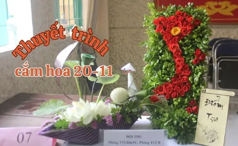 Top 15+ mẫu bài thuyết trình cắm hoa 20/11 ý nghĩa và độc đáo nhất