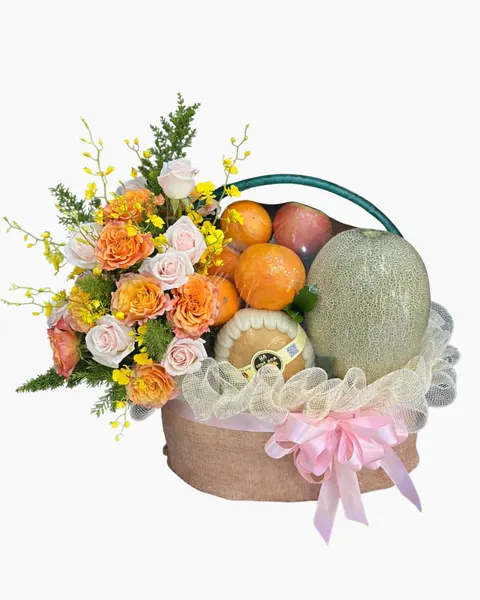 Giỏ Trái Cây: Giỏ Trái Cây Xinh Yêu - GTC154 | Flosa