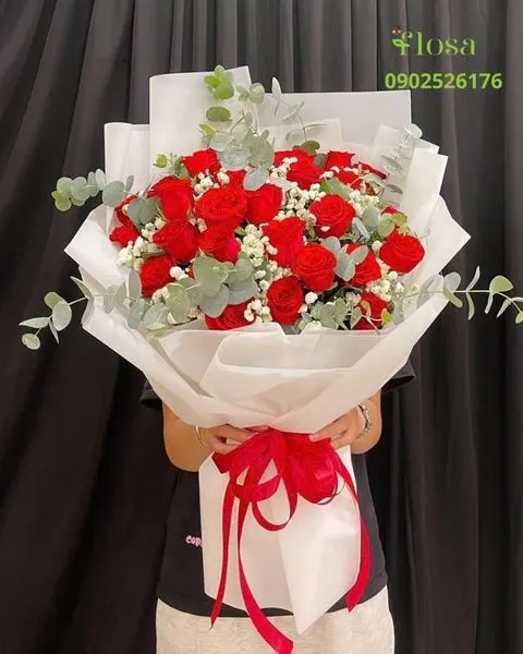 長形花束:  終生愛意花束-HBD310 