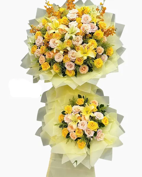 Hoa Chúc Mừng: Kệ Hoa Ánh Nắng - HCM101 | Flosa