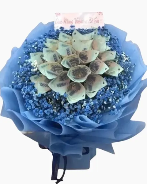 紀念日鮮花:  藍海錢花束 - BT31 - 3月8日的花 