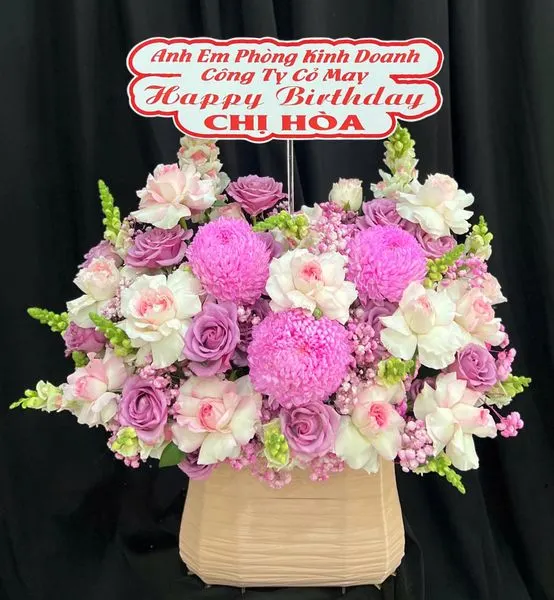 Hộp Hoa Tươi: Hoa Hộp Hồng Ngọc Kiều Diễm - HH190 | Flosa