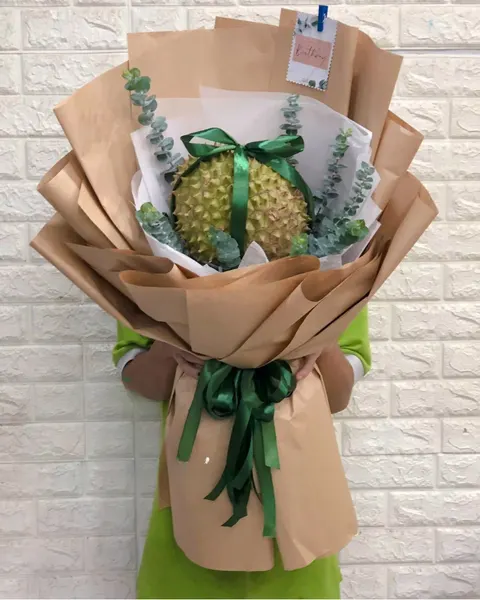 Hoa Trái Cây: Bó Hoa Mix Với Sầu Riêng tặng sinh nhật độc lạ - TC49 | Flosa