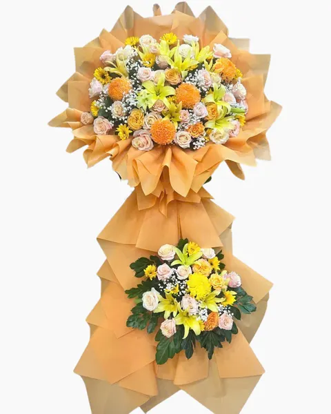 Hoa Chúc Mừng: Kệ Hoa Ánh Nắng - HCM125 | Flosa