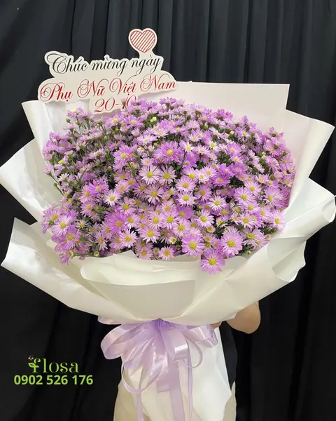 長形花束:  紫紅花束 - HBD334 