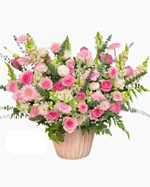 Hộp Hoa Tươi: Hộp Hoa Hồng Ngọt - HH105 | Flosa