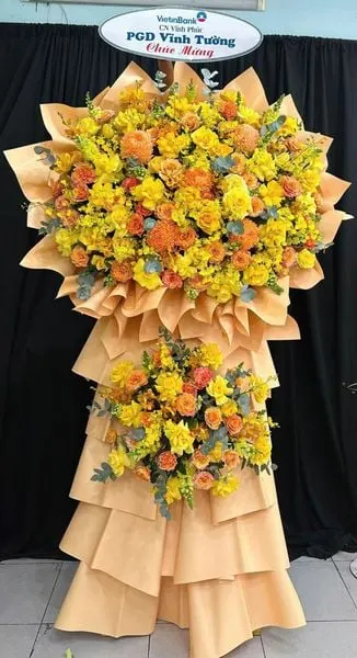 Hoa Chúc Mừng: Kệ Hoa Vũ Điệu Ánh Dương - HCM148 | Flosa