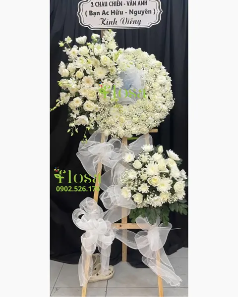 Hoa Chia Buồn: Vòng Tròn Từ Biệt - HTL174 | Flosa