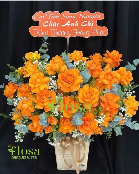 Hộp Hoa Tươi: Hoa Hộp Nắng Mai Hạnh Phúc-HH78 | Flosa