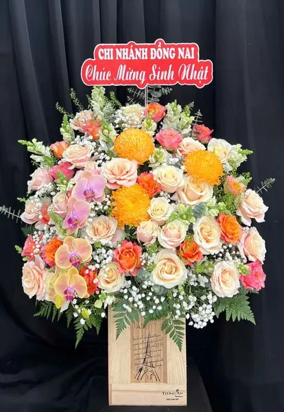 Hộp Hoa Tươi: Hộp Hoa Kiêu Kì - HH171 | Flosa